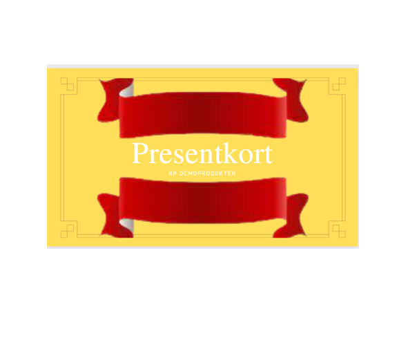 RP Demoprodukter presentkort