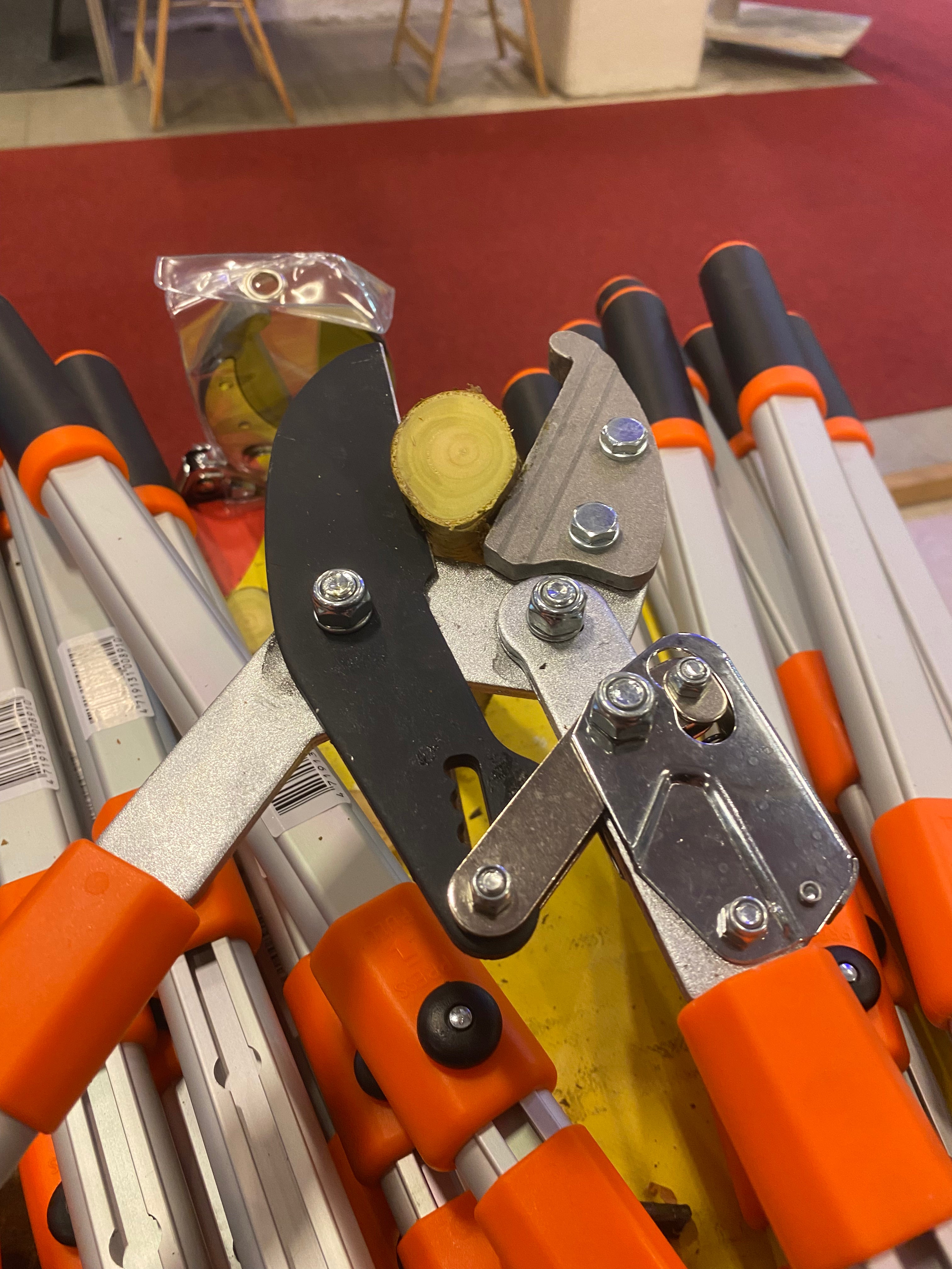 5-stegsgrensax  teleskoparmar